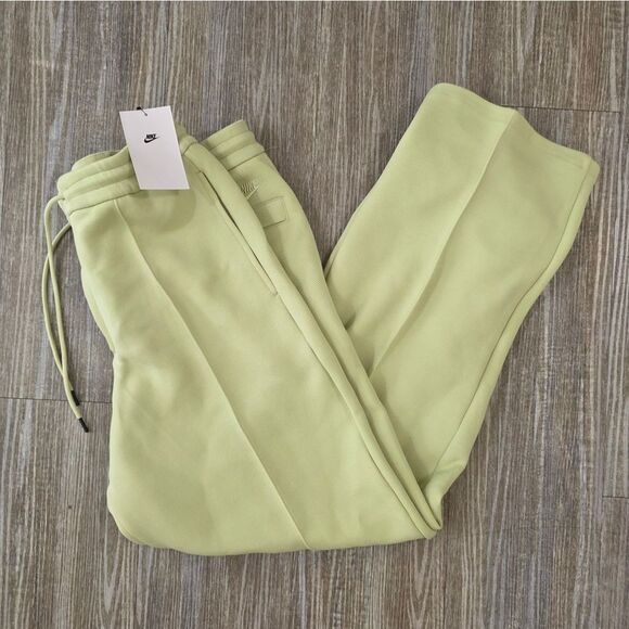 Nike Tech Fleece Open Hem Pants Sweatpants Tan Medium M Wide Leg New FZ7583-371 - Picture 4 of 16